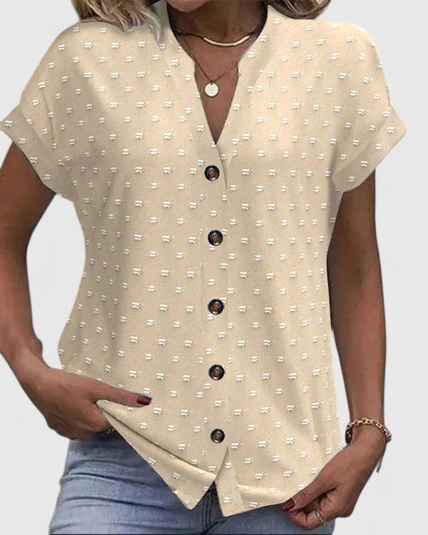 Miles | T-shirt V-coupé Confortable