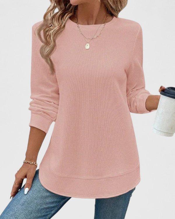 Nadyalyn | Élégante T-shirt à Manches Longues