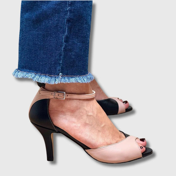 Leara™ | Décolleté avec talon moyen et bride de cheville pour femme